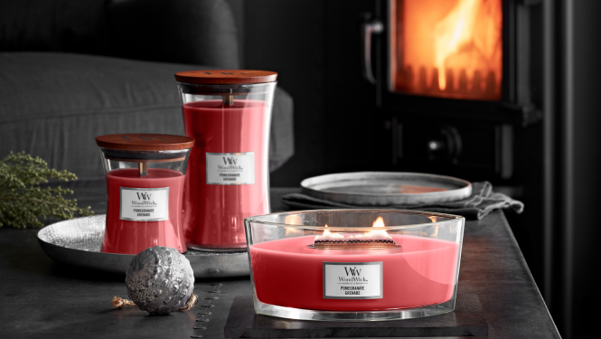 Ellipse Pomegranate Candle WoodWick